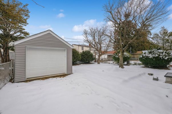 Backyard, Detached Garage, Exterior