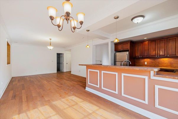 Interior, Kitchen, Pendant Lights, Wood Texture Flooring