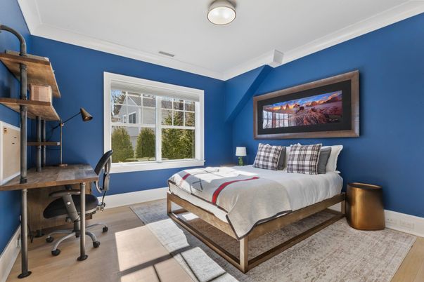 Bedroom, Home Office, Interior, Wood Texture Flooring