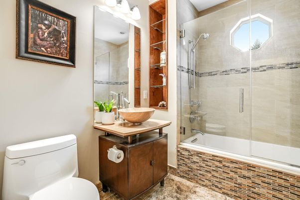 Bathroom, Glass Shower, Interior