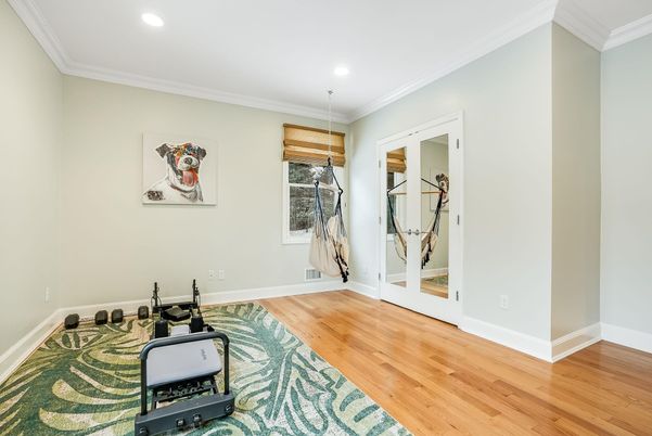 Interior, Recessed Lighting, Wood Texture Flooring