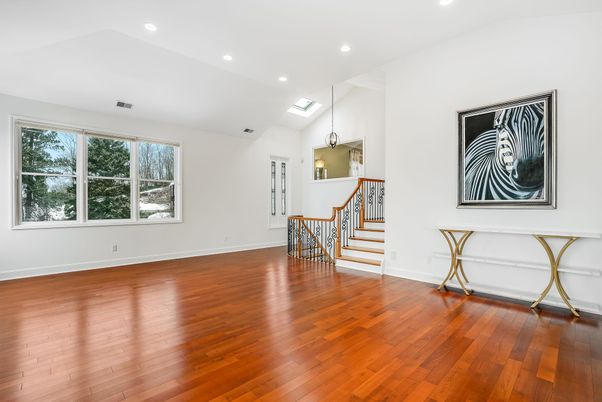 Interior, Pendant Lights, Recessed Lighting, Wood Texture Flooring