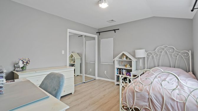 Bedroom, Interior, Wood Texture Flooring