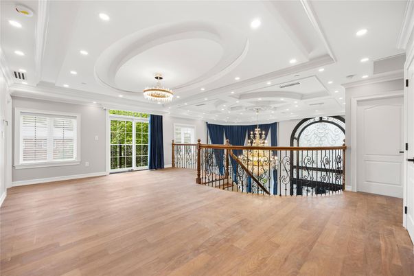 Chandelier, Interior, Recessed Lighting, Wood Texture Flooring