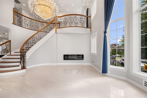 Chandelier, Fireplace, Interior, Recessed Lighting