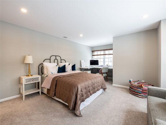 Bedroom, Home Office, Interior, Recessed Lighting