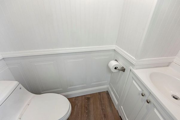 Bathroom, Interior, Wood Texture Flooring