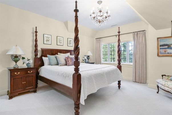 Bedroom, Chandelier, Interior