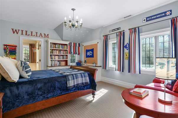 Bedroom, Chandelier, Interior
