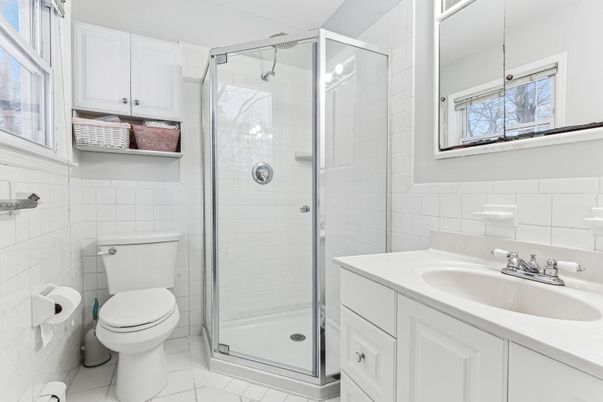 Bathroom, Glass Shower, Interior, Marble