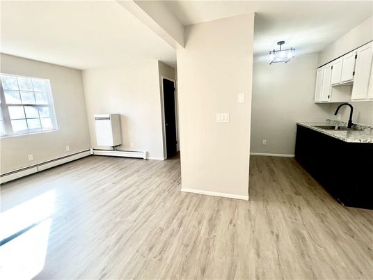 Empty room, Interior, Kitchen, Wood Texture Flooring