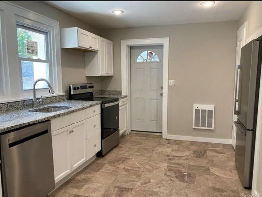 Interior, Kitchen, Recessed Lighting, Stainless Steel Appliances
