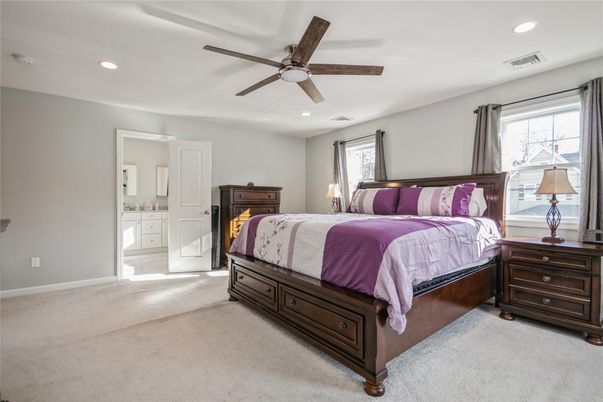Bedroom, Interior, Recessed Lighting