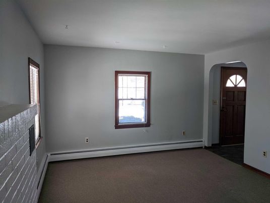 Empty room, Fireplace, Interior