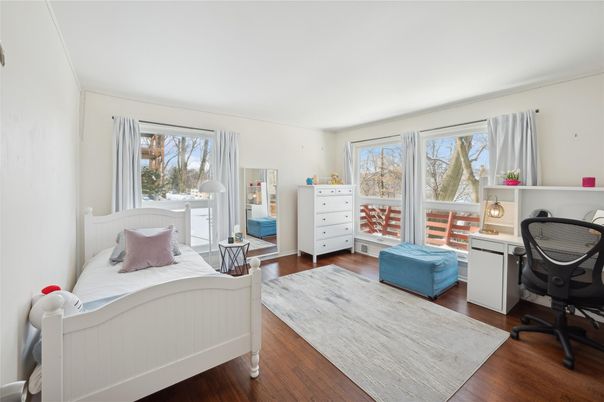 Bedroom, Home Office, Interior, Wood Texture Flooring