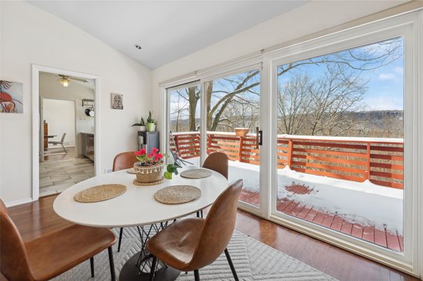 Dining room, Interior, Wood Texture Flooring
