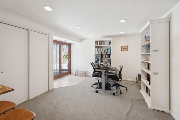 Home Office, Interior, Recessed Lighting