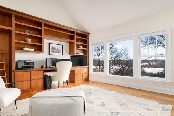 Home Office, Interior, Wood Texture Flooring