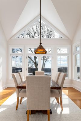 Dining room, Interior, Water, Wood Texture Flooring