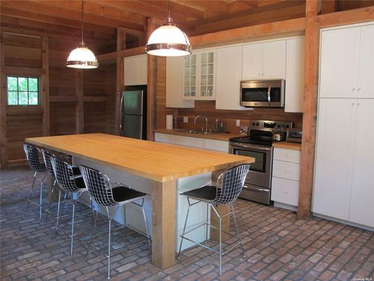 Interior, Kitchen, Pendant Lights, Stainless Steel Appliances