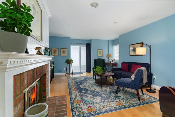 Fireplace, Interior, Living room, Wood Texture Flooring