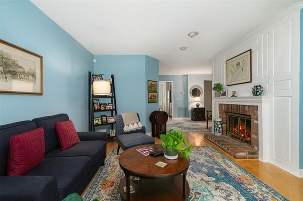 Fireplace, Interior, Living room, Wood Texture Flooring