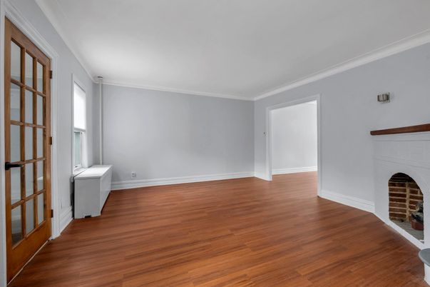 Empty room, Fireplace, Interior, Wood Texture Flooring
