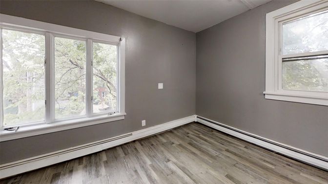 Empty room, Interior, Wood Texture Flooring