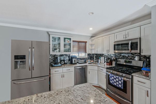 Interior, Kitchen, Recessed Lighting, Stainless Steel Appliances