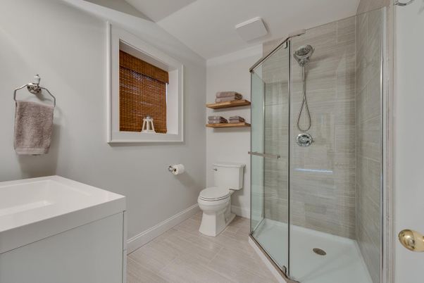 Bathroom, Glass Shower, Interior