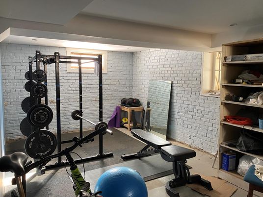 Fitness Equipment, Interior, Stone Walls
