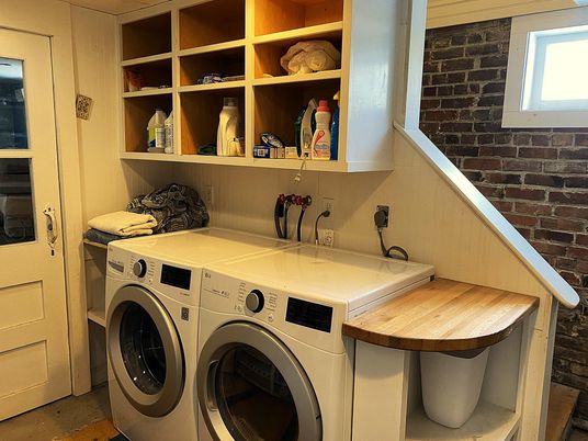 Interior, Stone Walls, Washer