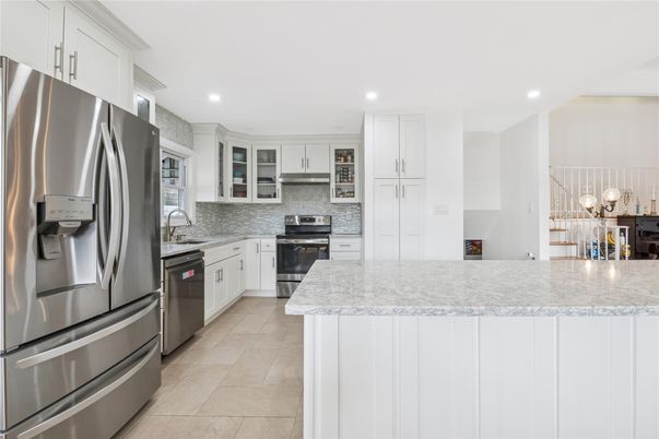 Interior, Kitchen, Recessed Lighting, Stainless Steel Appliances