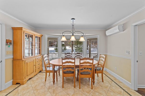 Dining room, Interior, Pendant Lights