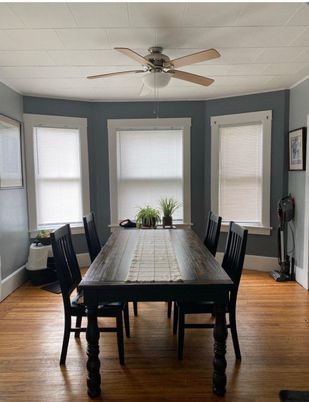 Dining room, Interior, Wood Texture Flooring