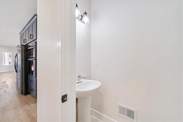 Bathroom, Interior, Wood Texture Flooring