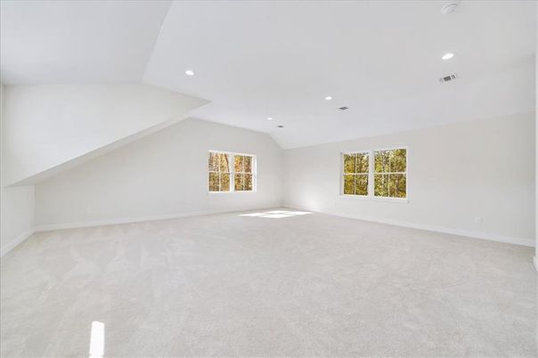 Empty room, Interior, Recessed Lighting