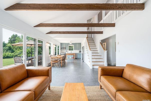 Dining room, Interior, Kitchen, Wooden Beams