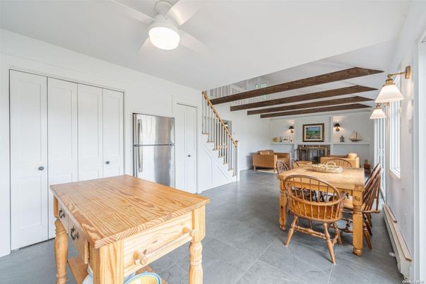 Dining room, Interior, Kitchen, Wooden Beams