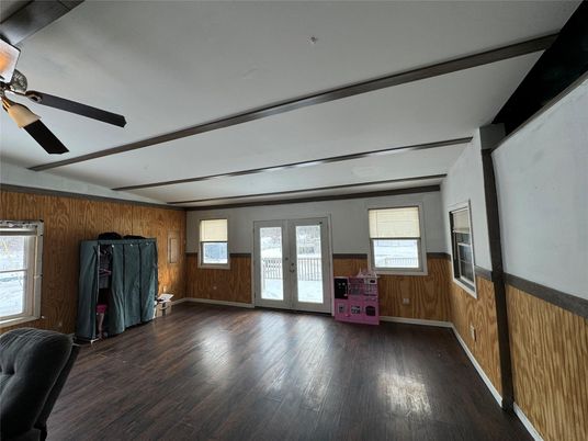 Empty room, Interior, Wood Texture Flooring, Wooden Walls
