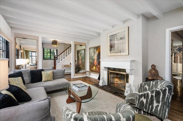 Fireplace, Interior, Living room, Wood Texture Flooring