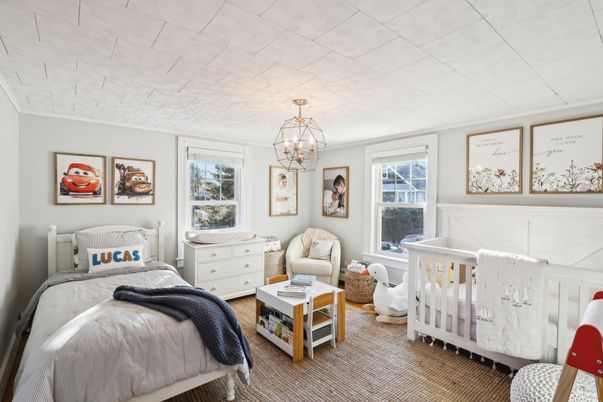 Bedroom, Chandelier, Interior