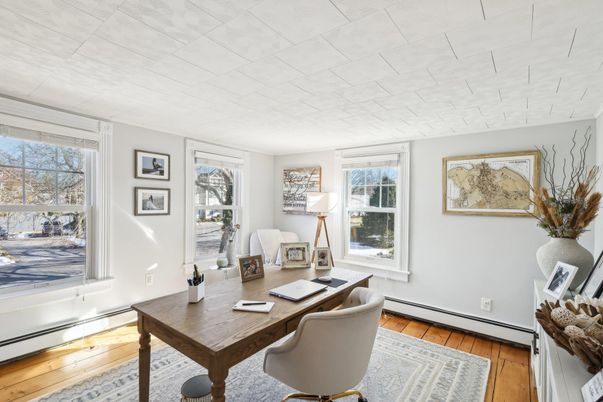 Home Office, Interior, Wood Texture Flooring