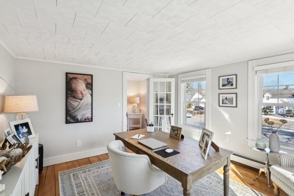 Home Office, Interior, Wood Texture Flooring