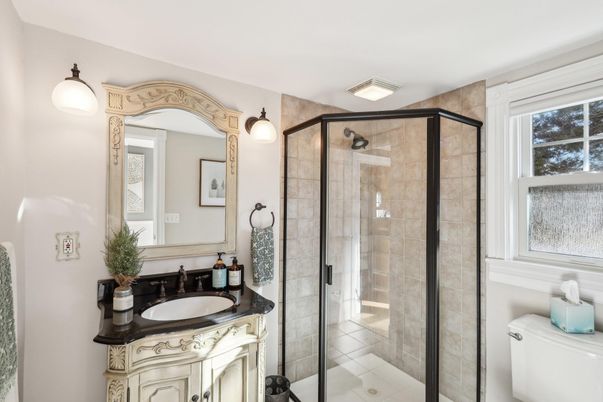 Bathroom, Glass Shower, Interior