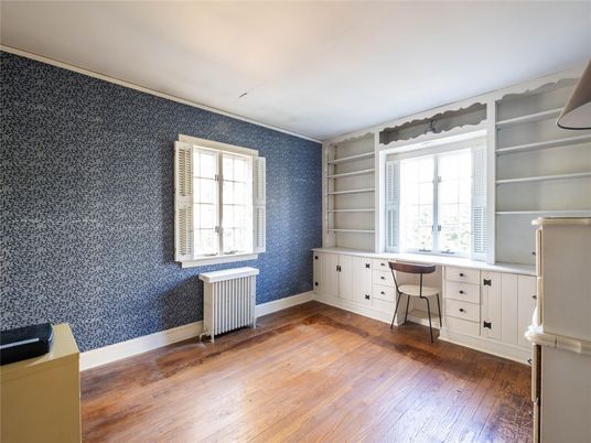 Home Office, Interior, Wood Texture Flooring