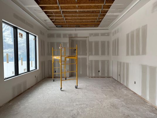 Empty room, Interior, Wooden Beams, Wooden Ceilings