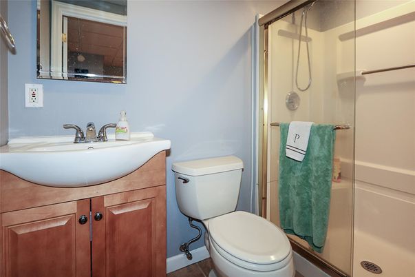 Bathroom, Glass Shower, Interior