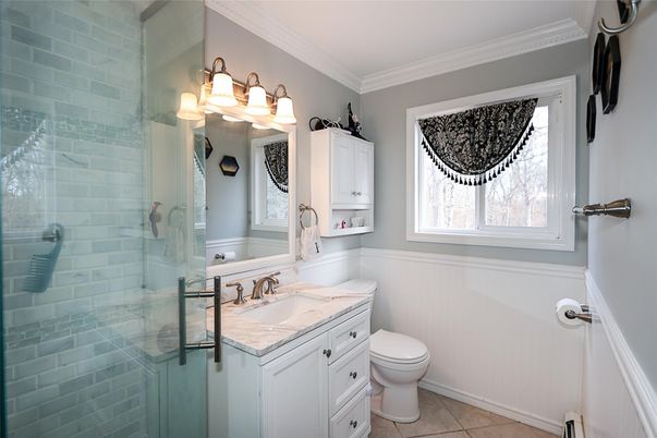 Bathroom, Glass Shower, Interior