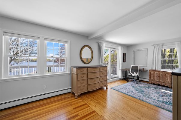 Home Office, Interior, Wood Texture Flooring